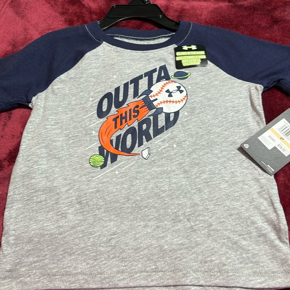 NWT boys 2t under armour short sleeve tshirt
